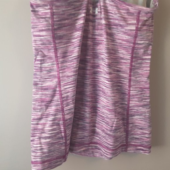 🌞 Under Armour Pink Grey Shelf Bra Tank | XS - Picture 7 of 9